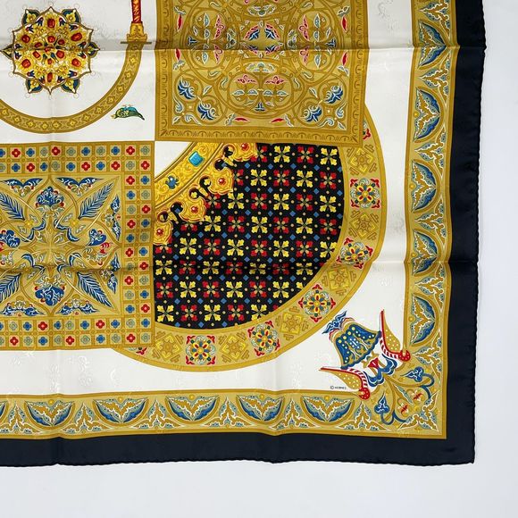 Hermes Carré 90 Ciels Byzantins Byzantine Sky Silk Multicolor Scarf - Picture 6 of 10